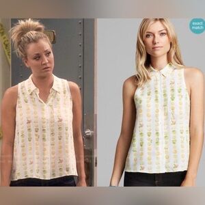 Equipment Orchard Blossom Crepe De Chine Mina Shirt S